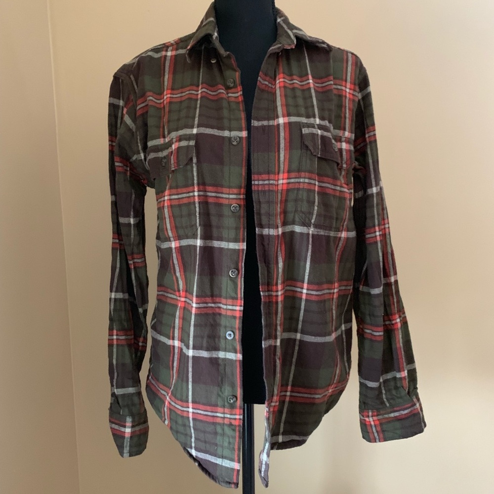 Plaid flannel shirt